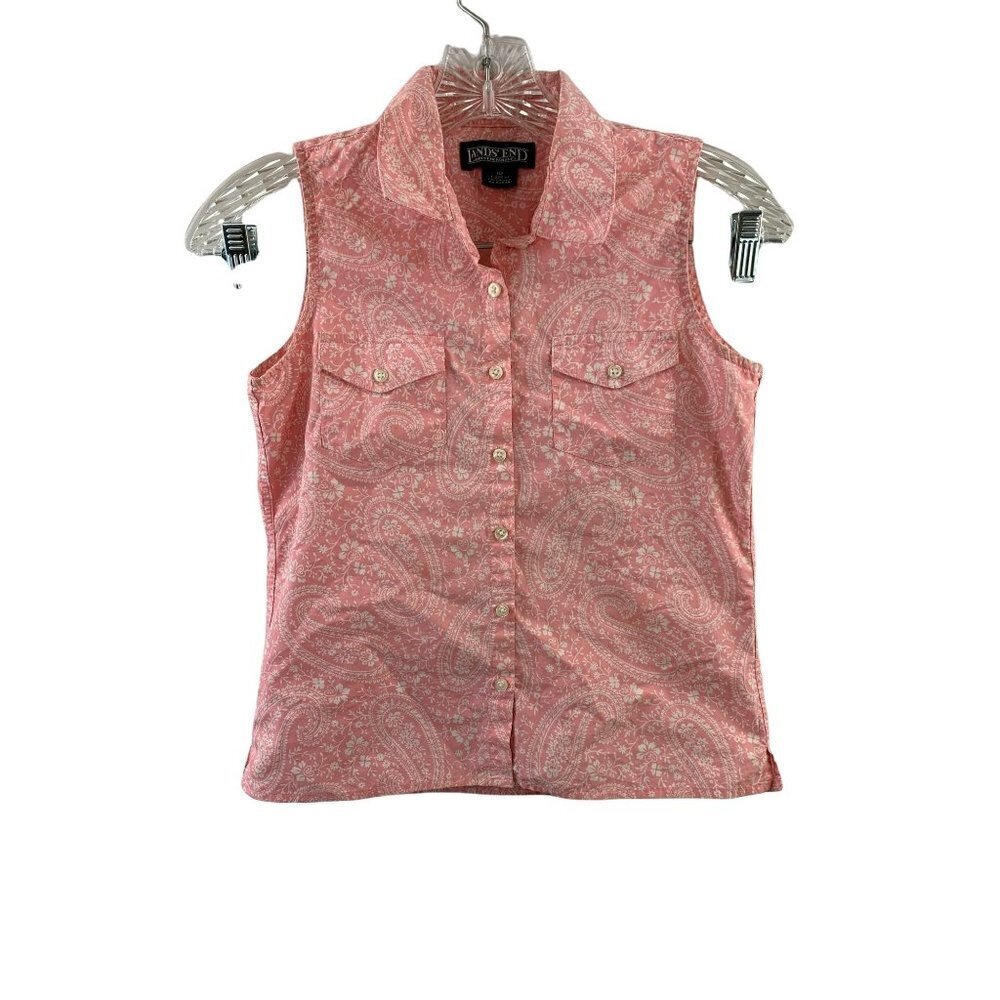 Lands End Girls Sleeveless Top - Picture 1 of 5